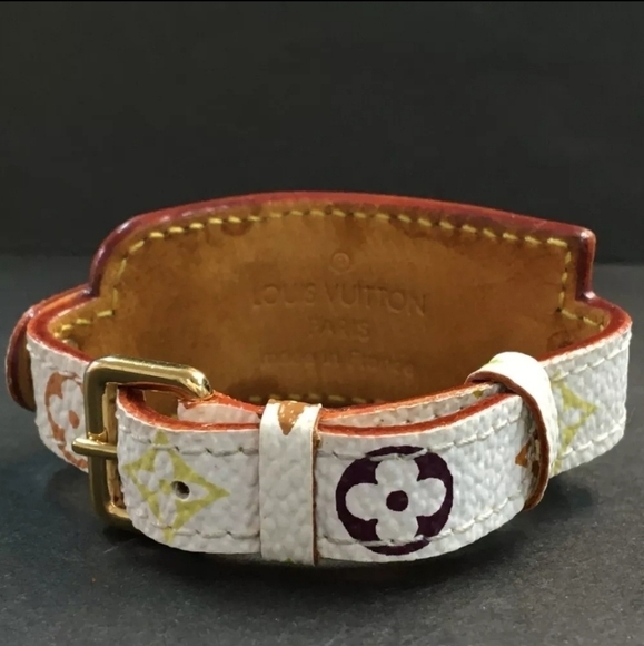 Louis Vuitton Monogram Multicolor Porte Address Bracelet Bangle with bag and box - Picture 5 of 7